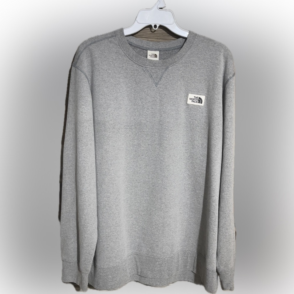 The North Face Heritage Patch Crew Neck Gray Men’s Classic Size XXLarge